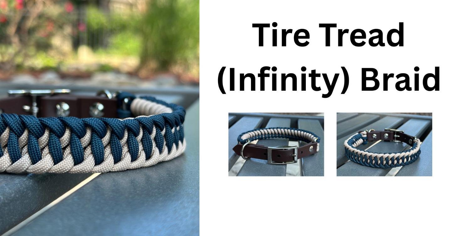 Tire Tread (Infinity) Dog Collar Tutorial