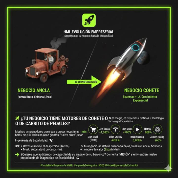 🚀 ¿TU NEGOCIO TIENE MOTORES DE COHETE O DE CARRITO DE PEDALES?