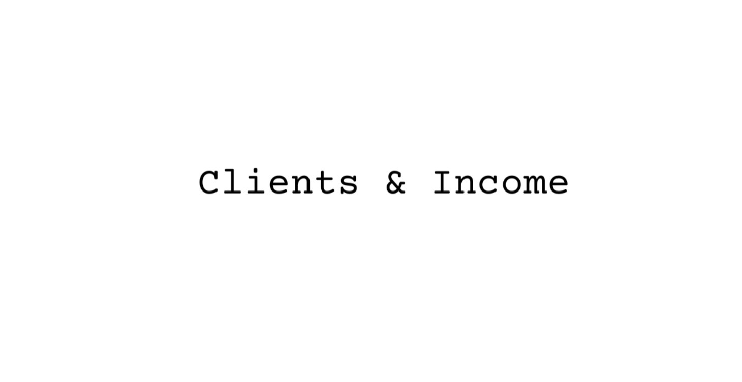 🎯 Clients & Income