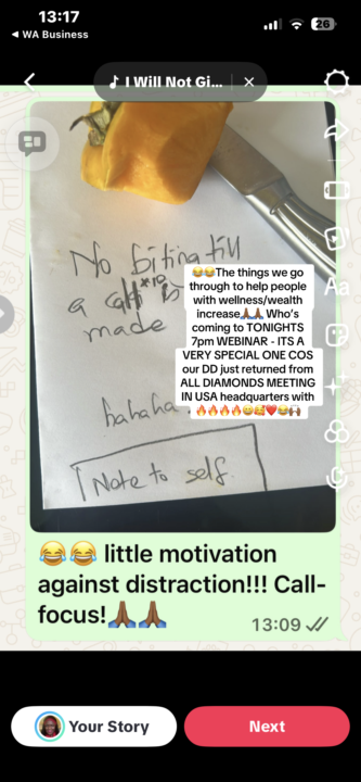 😂 Would YOU hold a pomegranate hostage for your team?! 🙏🏾