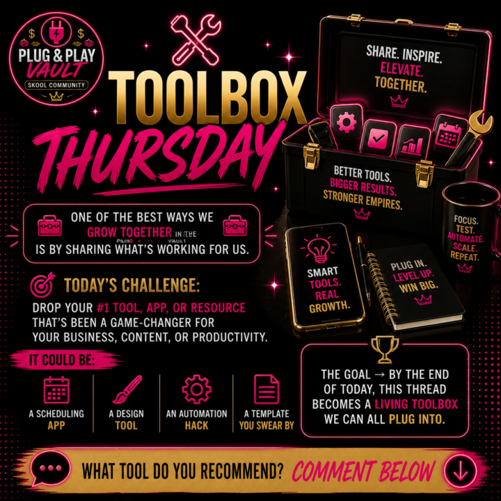 🧰 Toolbox Thursday 🧰