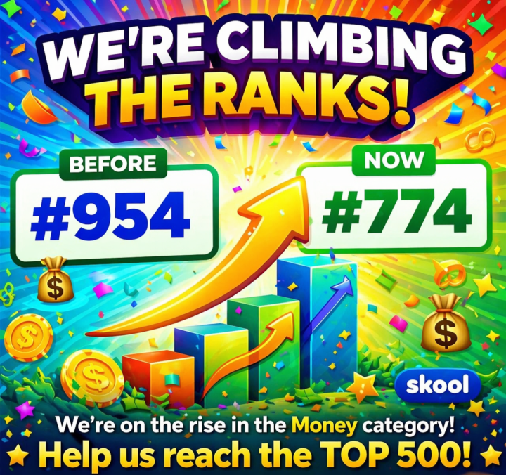 🚀 WE’RE CLIMBING THE RANKS! 🚀
