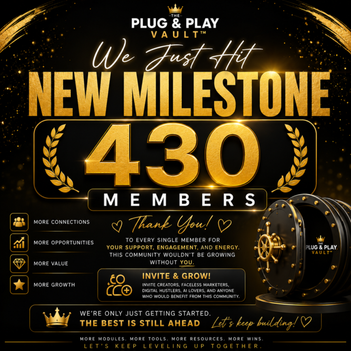 👑 COMMUNITY MILESTONE CELEBRATION 👑