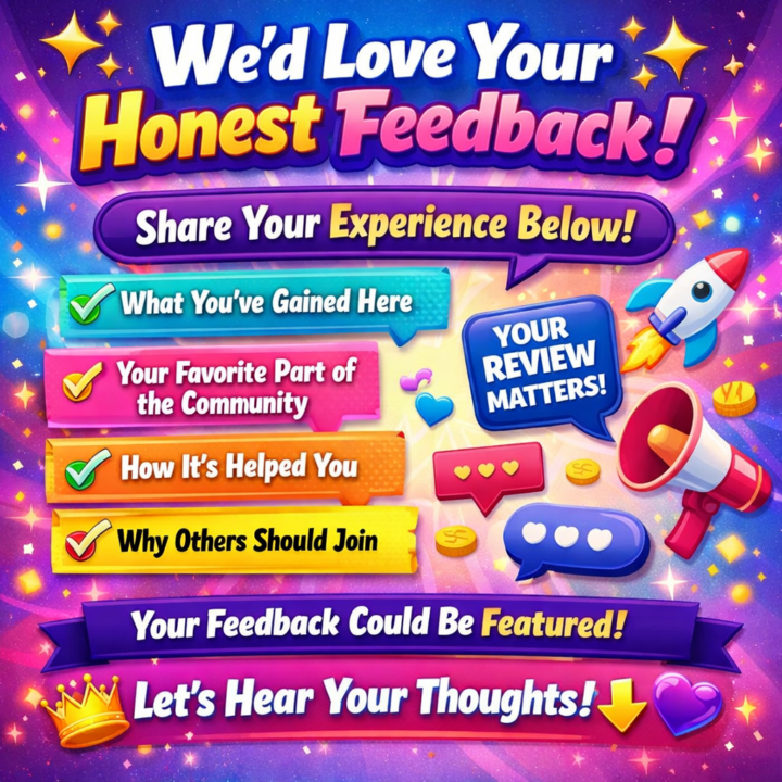 🌟 We’d Love Your Honest Feedback! 🌟