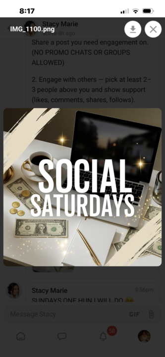 👑Saturday Socials👑