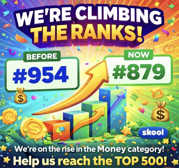 🚀 WE’RE CLIMBING THE RANKS! 🚀