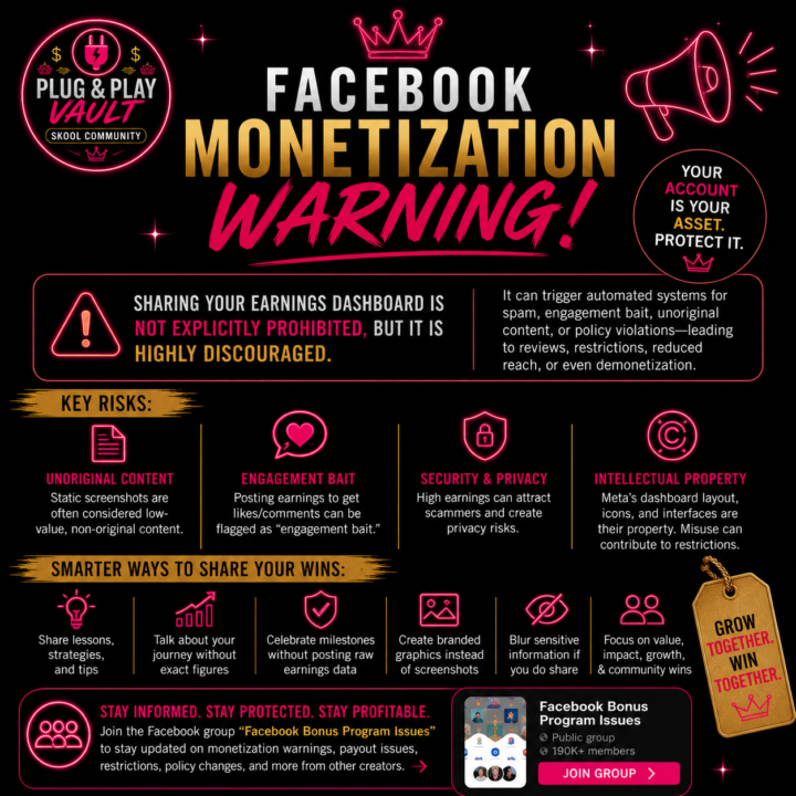 🚨 IMPORTANT FACEBOOK MONETIZATION WARNING FOR CREATORS 🚨