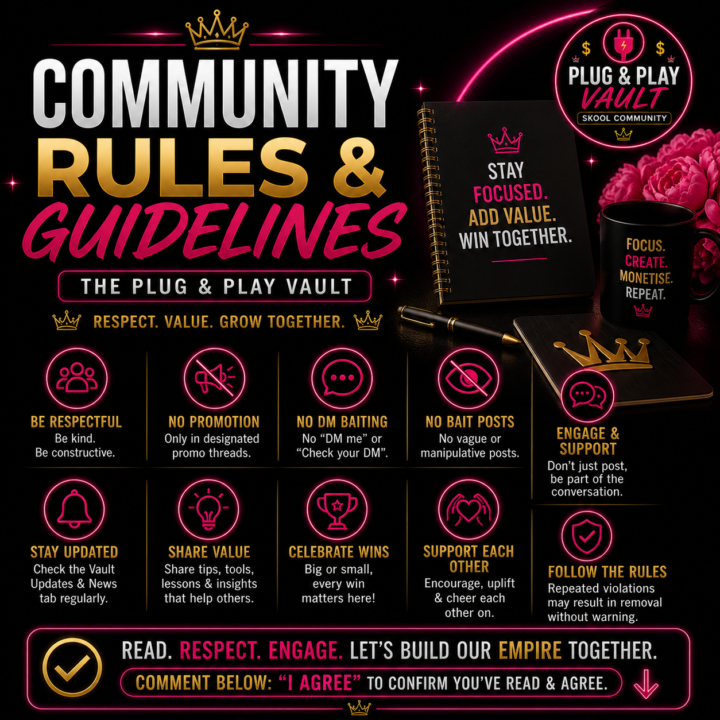 📌 COMMUNITY RULES & GUIDELINES 📌