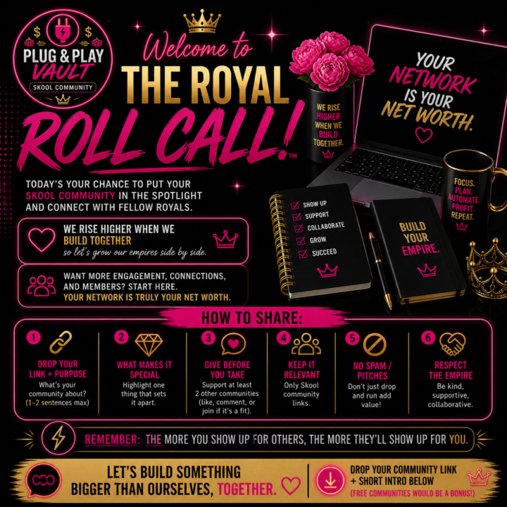 👑 Welcome to The Royal Roll Call! 👑