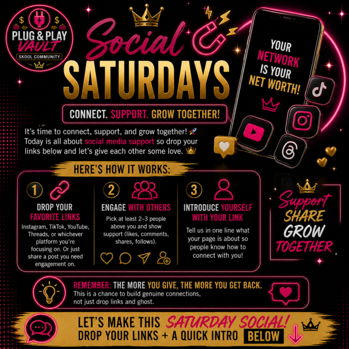 ✨🧲  Social Saturdays 🧲✨