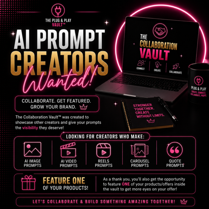 ✨ AI PROMPT CREATORS WANTED ✨