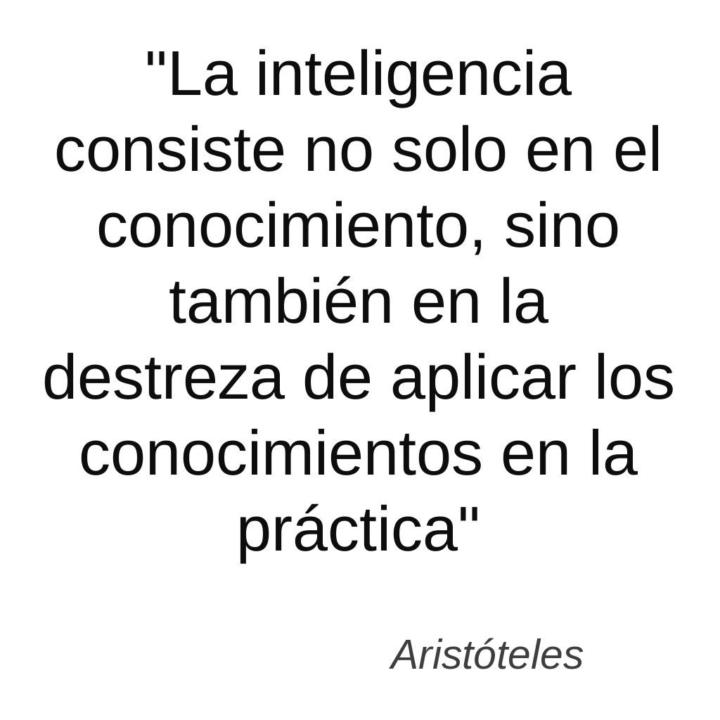 El conocimiento sin acción es paralización. 