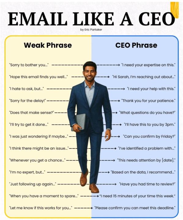 📩🪜 Email like a CEO (don't ask for permission) 