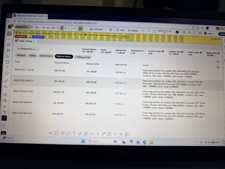 Hello everyone! I took this trade and walked away! It took an hour, but I made a profit!