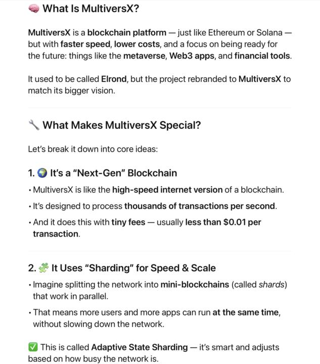 What exactly is MultiversX ?