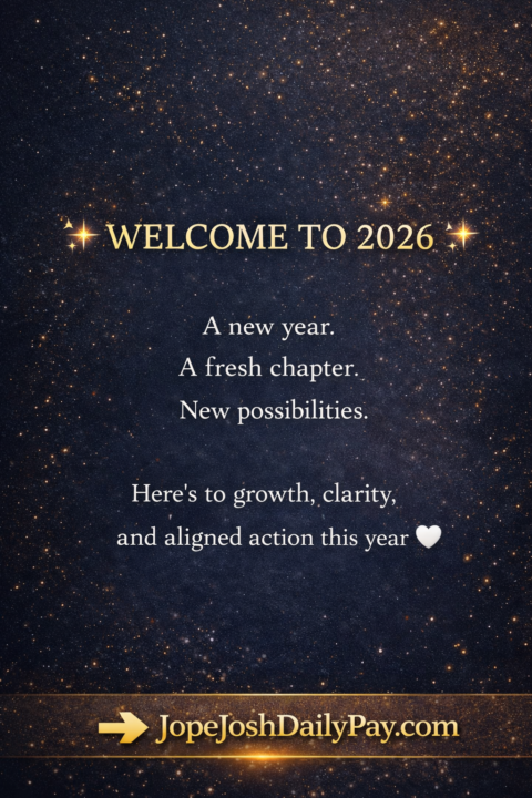 ✨ Welcome to 2026. ✨