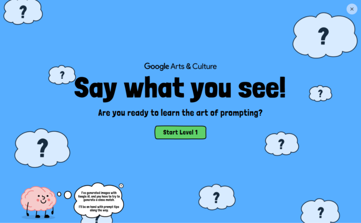 Describe lo que ves 👀 - Juego para aprender a hacer Prompts (en Inglés)