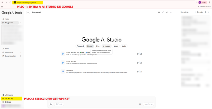 Cómo sacar una API Key de Google (Gemini) en 2 minutos (súper fácil)