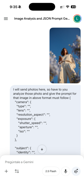 Descripción de fotos 