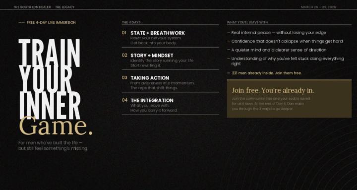 The Legacy Mens transformation