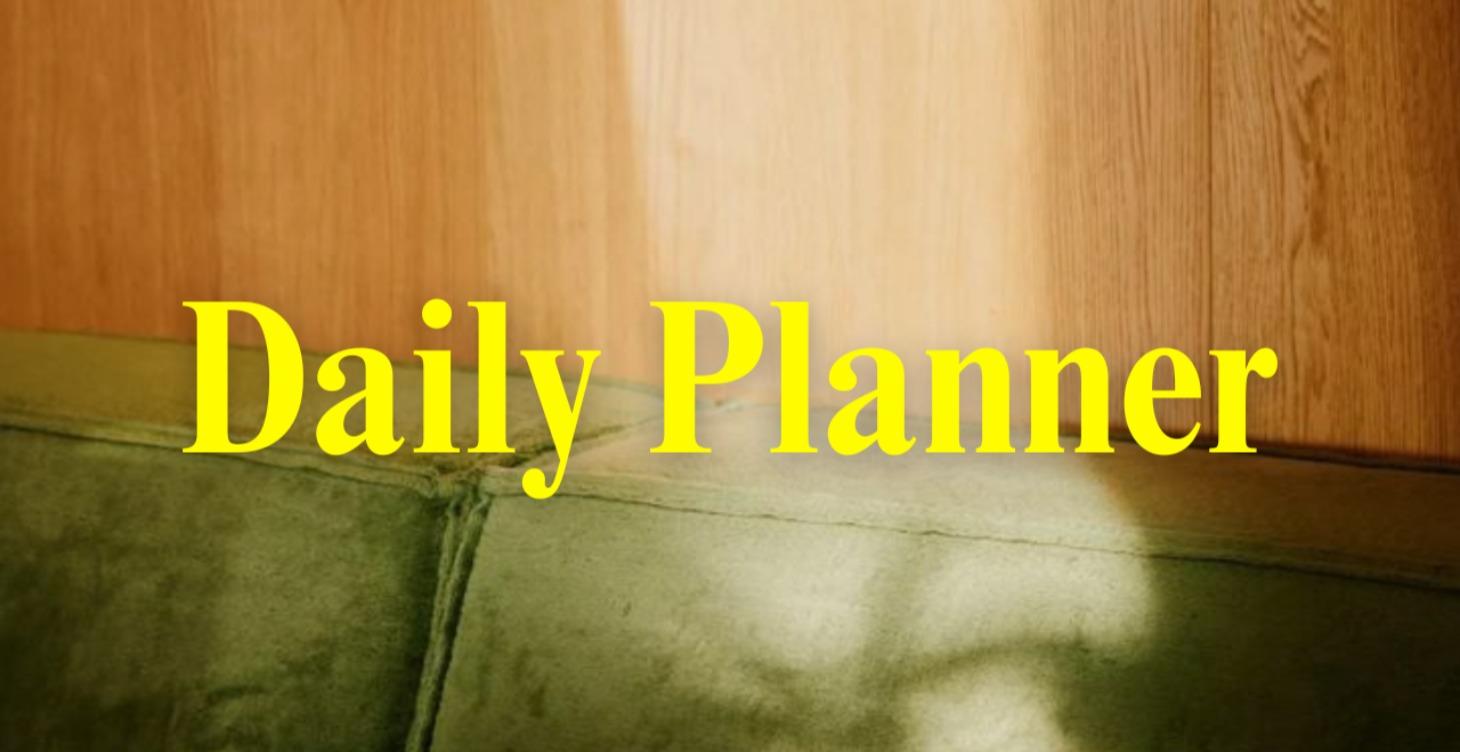 VIBE LIFE Daily Planner
