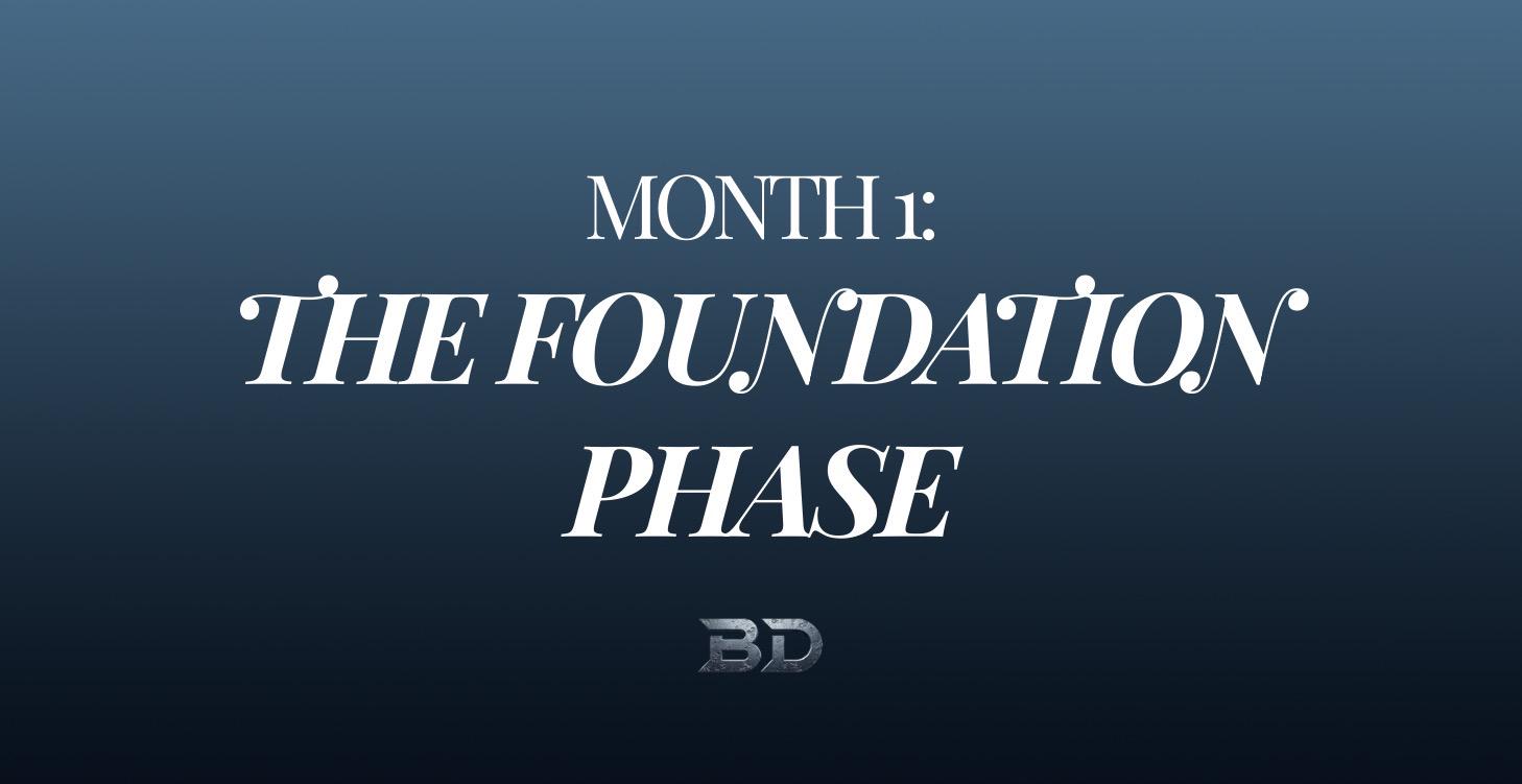 MONTH 1 - Training Program