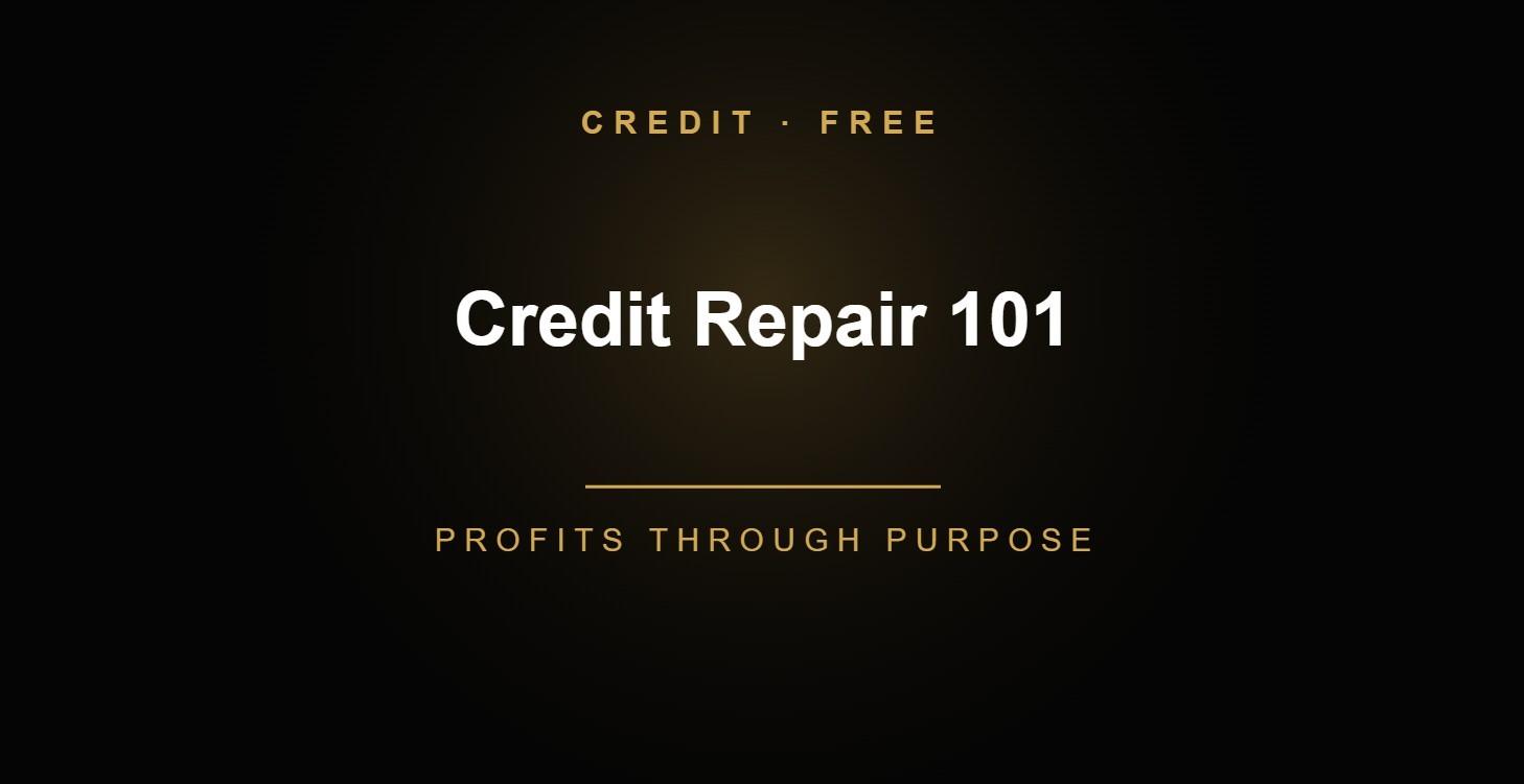 5. Credit Repair 101