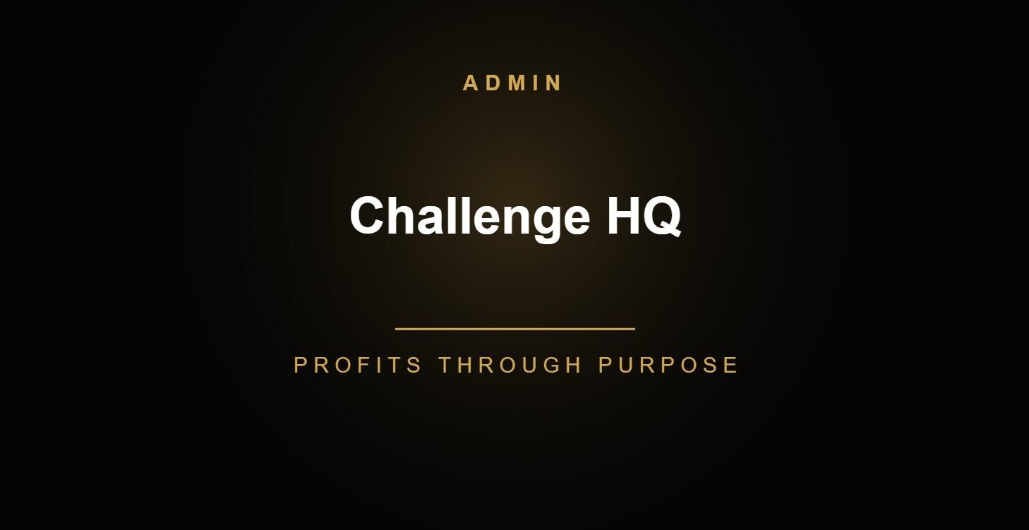 Challenge HQ (Admin Playbook)