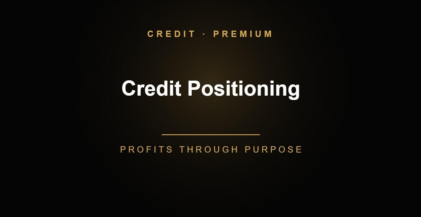7. Credit Positioning: Get Lender-Ready