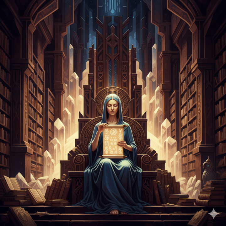 GODDESS ARCHETYPE : 4. The Silent Library Keeper ✨