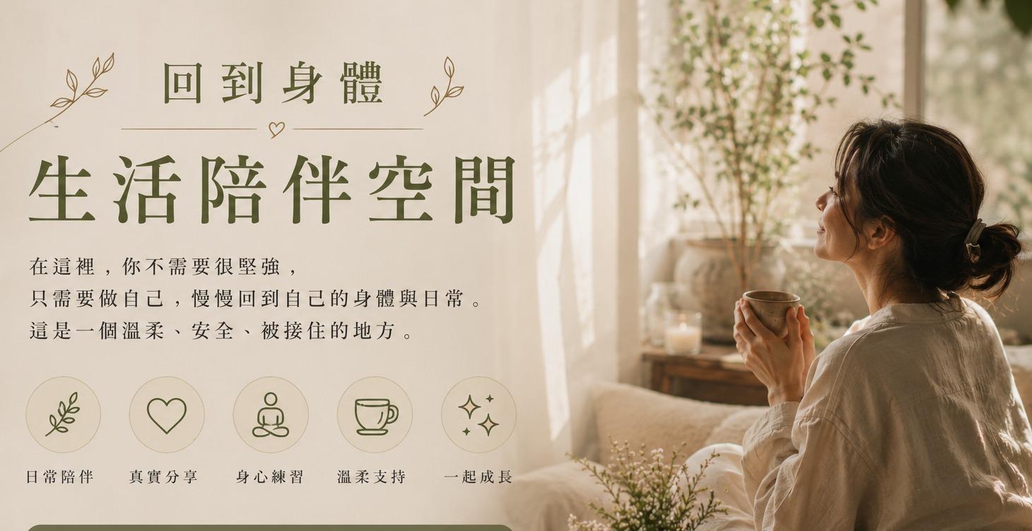 🌿 回到身體｜這裡開始
