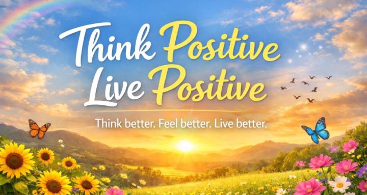 Think positive live positive