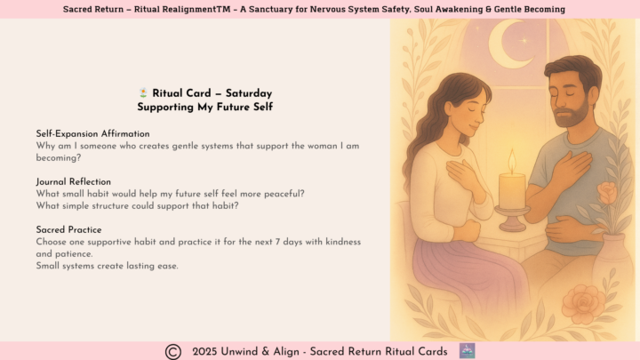 🌼 Ritual Card — Saturday