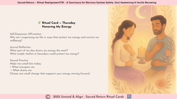 🌿 Ritual Card — Thursday