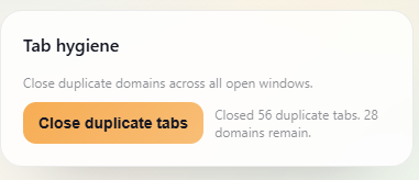 New feature coming soon: Tab Hygiene