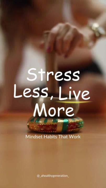 Stress management techniques