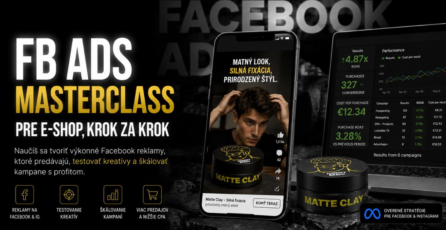 FB Ads pre E-shop Masterclass