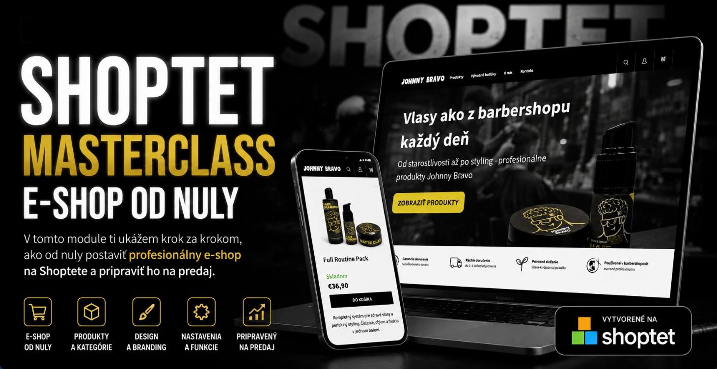 Shoptet Masterclass: E-shop od nuly