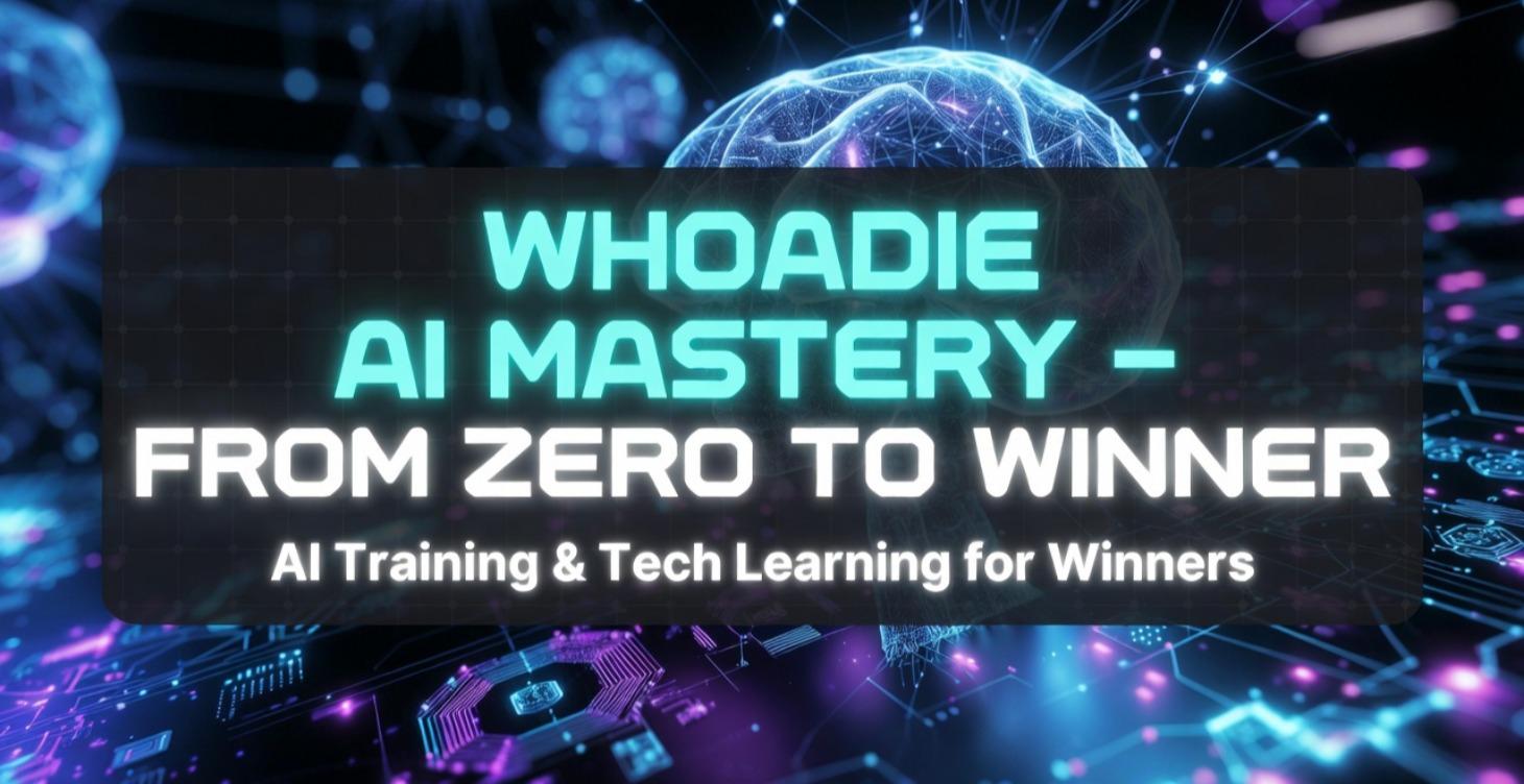 Whoadie AI Mastery – From Zero to Winner