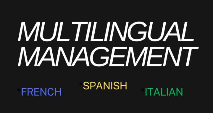 Multilingual Management
