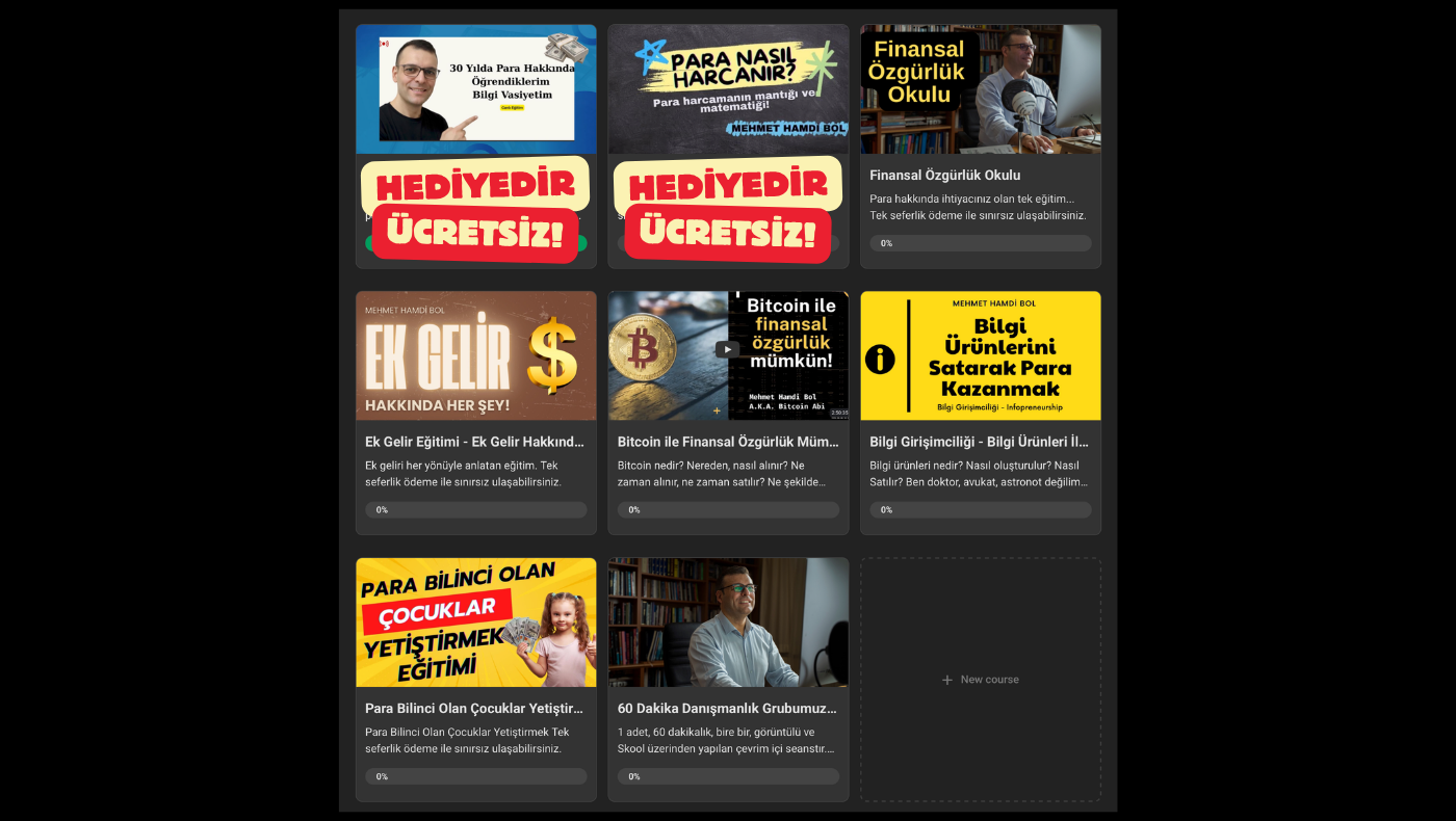 Finansal Özgürlük EĞİTİMLERİ