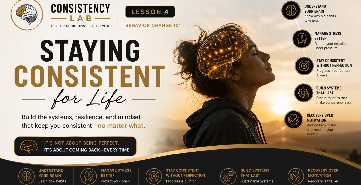 Staying Consistent For Life