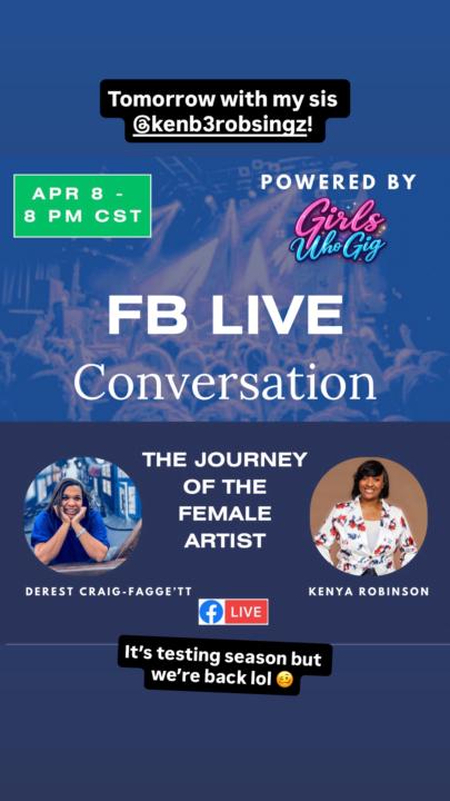 Girls Who Gig: Live FB Class with Kenya Robinson