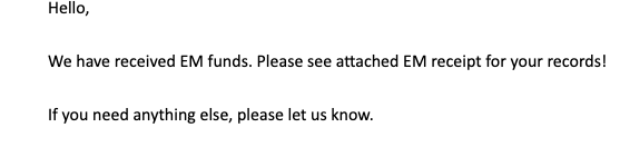 My Fav Emails 🥰