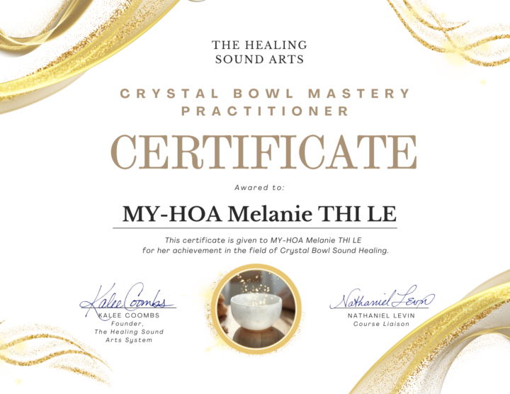 Crystal Bowl Mastery Certificates 