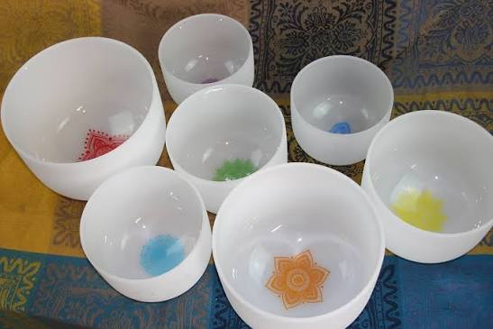 Listening to Crystal Sound Bowls