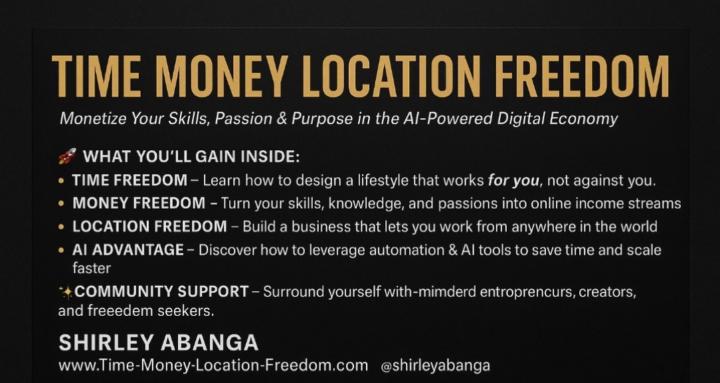 Time Money Location Freedom