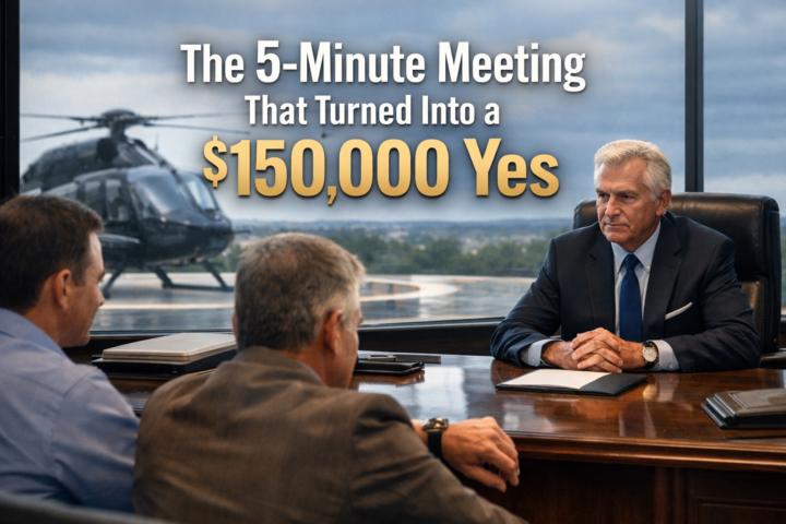 The 5-Minute Meeting That Turned Into a $150,000 Yes