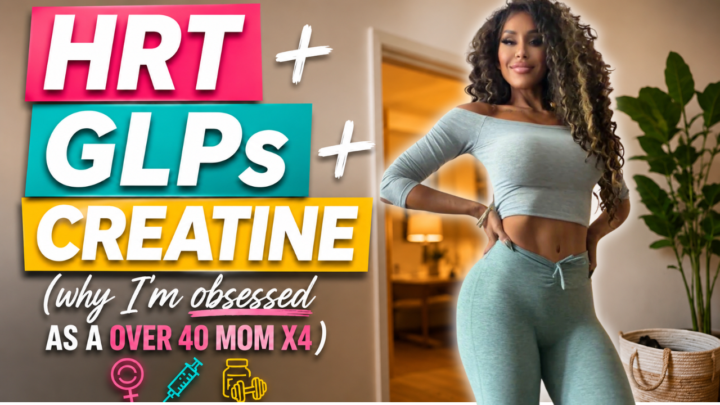 GLPs + HRT + Creatine - Why I’m OBSESSED With This Stack (plus learn the latest research on this trio!!) 
