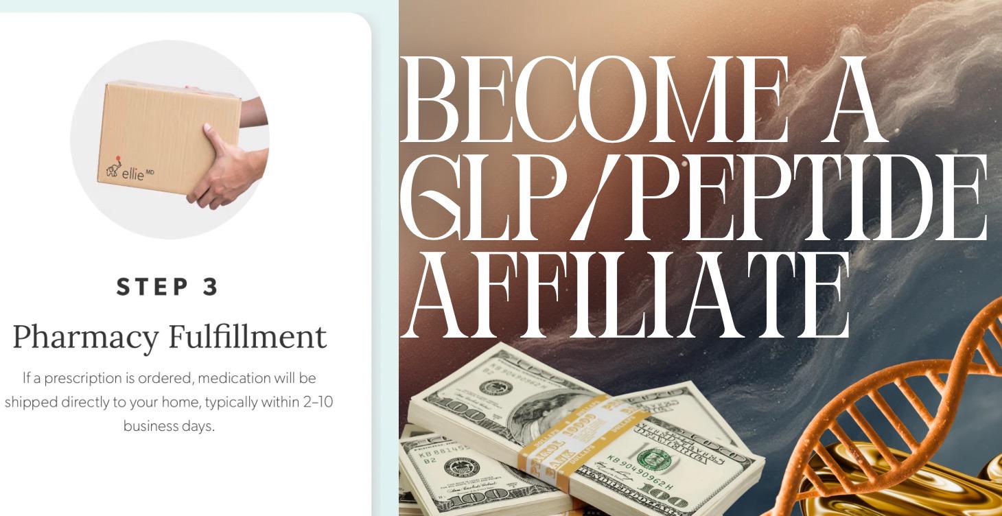 Get cash back on prescription GLP/Peptides